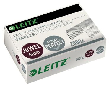 LEITZ Heftklammern Juwel 6mm 5642-00-00 verzinkt 2000 Stück