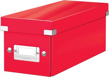 LEITZ Click&Store WOW CD Ablagebox 6041-00-26 rot 143x136x352mm