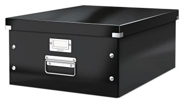 LEITZ Click & Store Ablagebox A3 60450095 zusammenklappbar schwarz