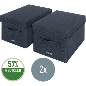 Leitz aufbewahrungsbox mit deckel 6146-00-89 samtgrau 2 stück 19x16x28.5cm - Leitz-6146-00-89-4002432134939-02.jpg