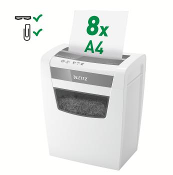 LEITZ Aktenvernichter IQ Home Office 8036-00-00 Modell S P4 80360000 12 Blatt