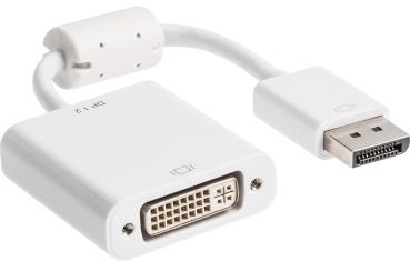 LINK2GO DisplayPort - DVI Adapter AD1111WP male/female, 15cm