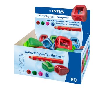 Lyra spitzer groove triple 1 7301171 display 20 stück - Lyra-7301171-4084900702055