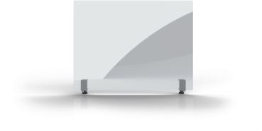 Magnetoplan hygienewand 500x850mm 11029080 acrylglas, mit klemmhalter - Magnetoplan-11029080-4013695063843
