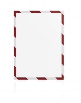 Magnetoplan magnetrahmen magnetofix a4 1131446 safety, rot/weiss 5 stück - Magnetoplan-1131446-4013695056968-04.jpg