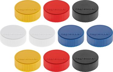 MAGNETOPLAN Magnet Discofix Magnum 34mm 1660010 assortiert ca. 2 kg 10 Stk.
