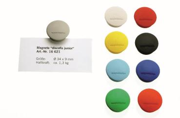 Magnetoplan magnet discofix junior 34mm 1662103 blau 10 stk. - Magnetoplan-1662103-4013695010922-04.jpg