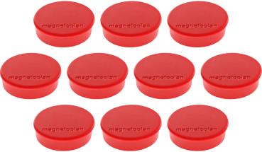 Magnetoplan magnet discofix hobby 24mm 1664506 rot, ca. 0.3 kg 10 stk. - Magnetoplan-1664506-4013695011080-02.jpg