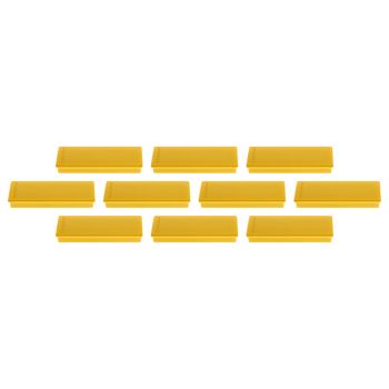 MAGNETOPLAN Rechteck-Magnethalter 1665102 gelb 10 Stk.