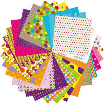 Mandarine origamipapier 20x20cm 52506o bubbles 70g 60 blatt - Mandarine-52506o-3065500525061-02.jpg