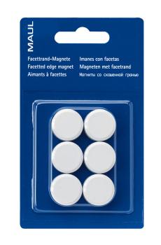 MAUL Magnete 20mm 6176202 weiss 6 Stück