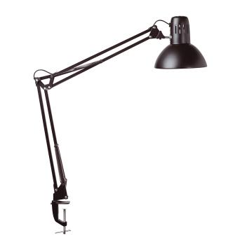 MAUL Tischleuchte MAULstudy 8230590 schwarz, E27, Klemmfuss