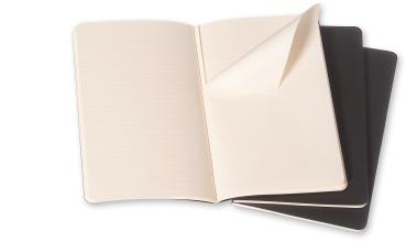 Moleskine notizheft cahier a5 495-6 liniert, schwarz 3 stück - Moleskine-495-6-9788883704956-02.jpg