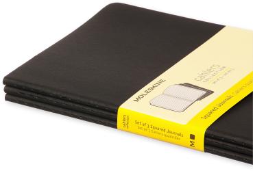 Moleskine notizheft cahier a5 496-3 kariert, schwarz 3 stück - Moleskine-496-3-9788883704963-05.jpg