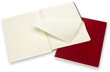 Moleskine notizheft karton a4 602510 liniert,bk/cranb.,120s. 2 stk. - Moleskine-602510-8053853602510-03.jpg
