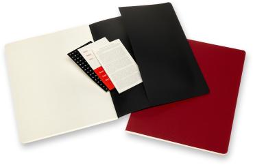 Moleskine notizheft karton a4 602510 liniert,bk/cranb.,120s. 2 stk. - Moleskine-602510-8053853602510-04.jpg