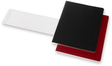 Moleskine notizheft karton a4 602510 liniert,bk/cranb.,120s. 2 stk. - Moleskine-602510-8053853602510-05.jpg