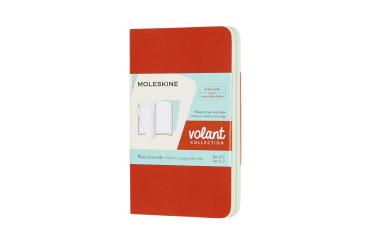 MOLESKINE Notizheft 2x 10.5x6.5cm 620497 blanko, korall/marine, 56 S.