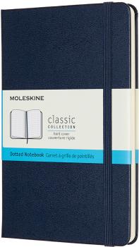 MOLESKINE Notizbuch Medium 18,2x11,8cm 626697 gepunktet, saphire,208 Seiten