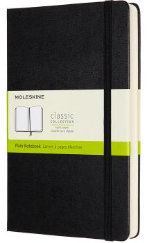 MOLESKINE Notizbuch HC L/A5 628028 blanko, schwarz, 400 Seiten