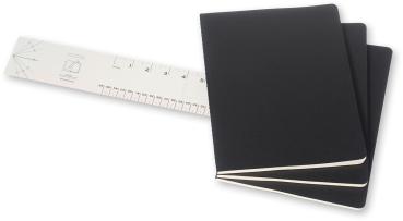 Moleskine notizheft cahier xl 25x19cm 705014 liniert, schwarz 3 stück - Moleskine-705014-9788883705014-03.jpg