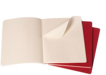 Moleskine notizheft cahier xl 25x19cm 931076 liniert, rot 3 stück - Moleskine-931076-9788862931076-02.jpg