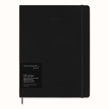 Moleskine agenda smart weekly pro 2026 smdhb12pro4y26 1w/2s schwarz hc 19x25cm - Moleskine-smdhb12pro4y26-8056999275853