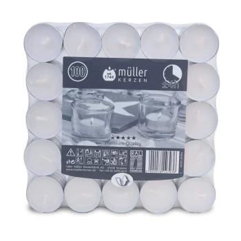 Neutral teelichter 06-94800100-001 weiss 100 stück - Neutral-06-94800100-001-4009078127936