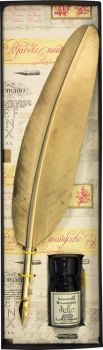 Neutral kalligraphie-set 11387262/2 gänsefeder gold - Neutral-11387262-2-4041801726221