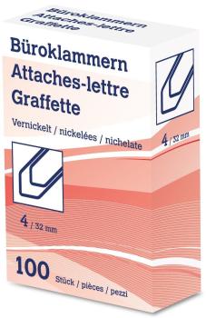 Neutral büroklammern nr. 4 6206 32mm vernickelt 100 stk. - Neutral-6206-7612020062062-02.jpg