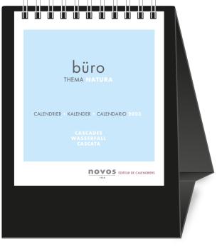 Novos tischkalender natura 2026 997052 1m/1s schwarz ml 11.5x14cm - Novos-997052-9771662997052