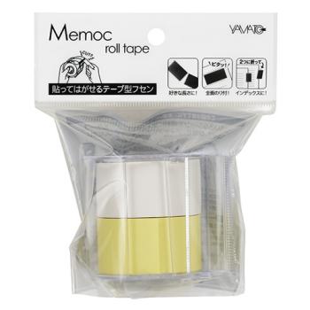Nt memoc roll tape r-25ch-wy white/yellow 25mmx10m - Nt-r-25ch-wy-4903076061271-02.jpg