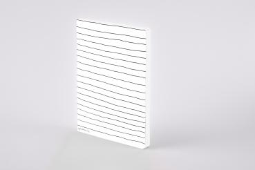 NUUNA Notizbuch Graphic 55508 22x16.5cm Lines, 176 S.