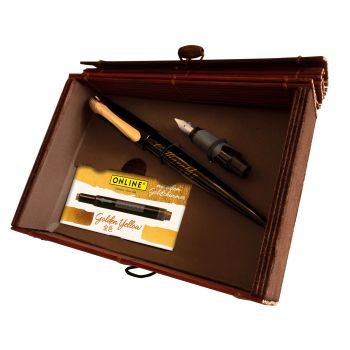 Online füllhalterset air rose 10058 black bamboo box - Online-10058-4014421100580