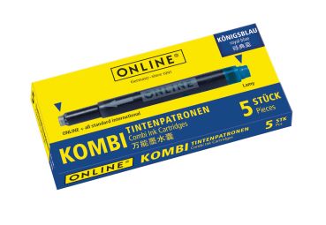 Online tintenpatronen kombi 17036/12 rabazzi, königsblau 5 stück - Online-17036-12-4014421172020
