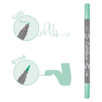 Online callibrush pen double tip 2mm 19066/6 mint - Online-19066-6-4014421190666-03.jpg