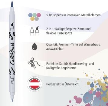 Online callibrush pen double tip 19089 metallic ass. 2.5mm - Online-19089-4014421190895-06.jpg