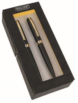Online geschenkset eleganza m 34597 black/gold, deco box - Online-34597-4014421345974