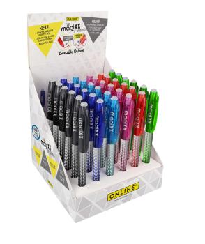 ONLINE Gelschreiber MagiXX Classic 35028/36 Display, assortiert 36 Stück