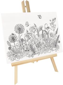 Online artist leinwand set flowers 61041/3 inkl. 6 brushpens 30x23cm - Online-61041-3-4014421610416-02.jpg