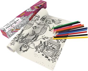 ONLINE Malrolle Meerjungfrau 61045/6 inkl. 10 Farbstifte