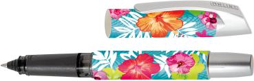 ONLINE Rollerball Campus II 0.7mm 61164/3D Tropical Flower, blau