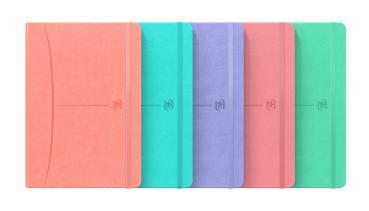 OXFORD Signature Notizbuch 400154941 A5, liniert 80 B,ass. pastel