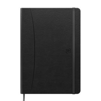 OXFORD Signature Notizbuch 400154942 A5, kariert 80 Blt, schwarz