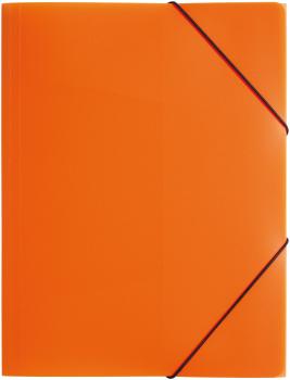 PAGNA Gummibandmappe Trend A4 21613-09 orange 3 Klappen