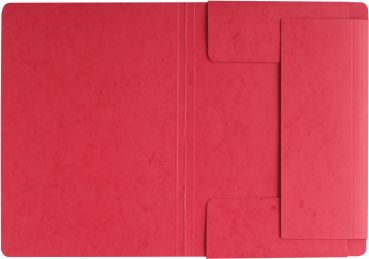 PAGNA Gummibandmappe A4 24007-01 rot 3 Klappen