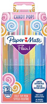 Papermate faserschreiber flair 0.7mm 2061395 candy pop 16 stück - Papermate-2061395-3501179856216