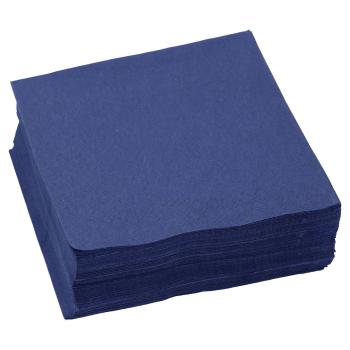 PAPSTAR rvietten 33x33cm PAP86973 3-lagig, dunkelblau, 50 Stk.