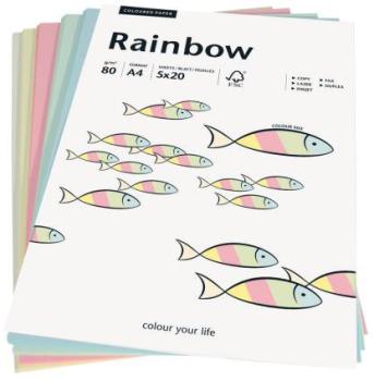 PAPYRUS Rainbow Mixpack 88043187 pastell, 80g 100 Blatt