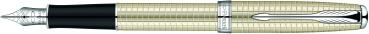 PARKER Füllfederhalter F S0912490 SONNET cisele silver